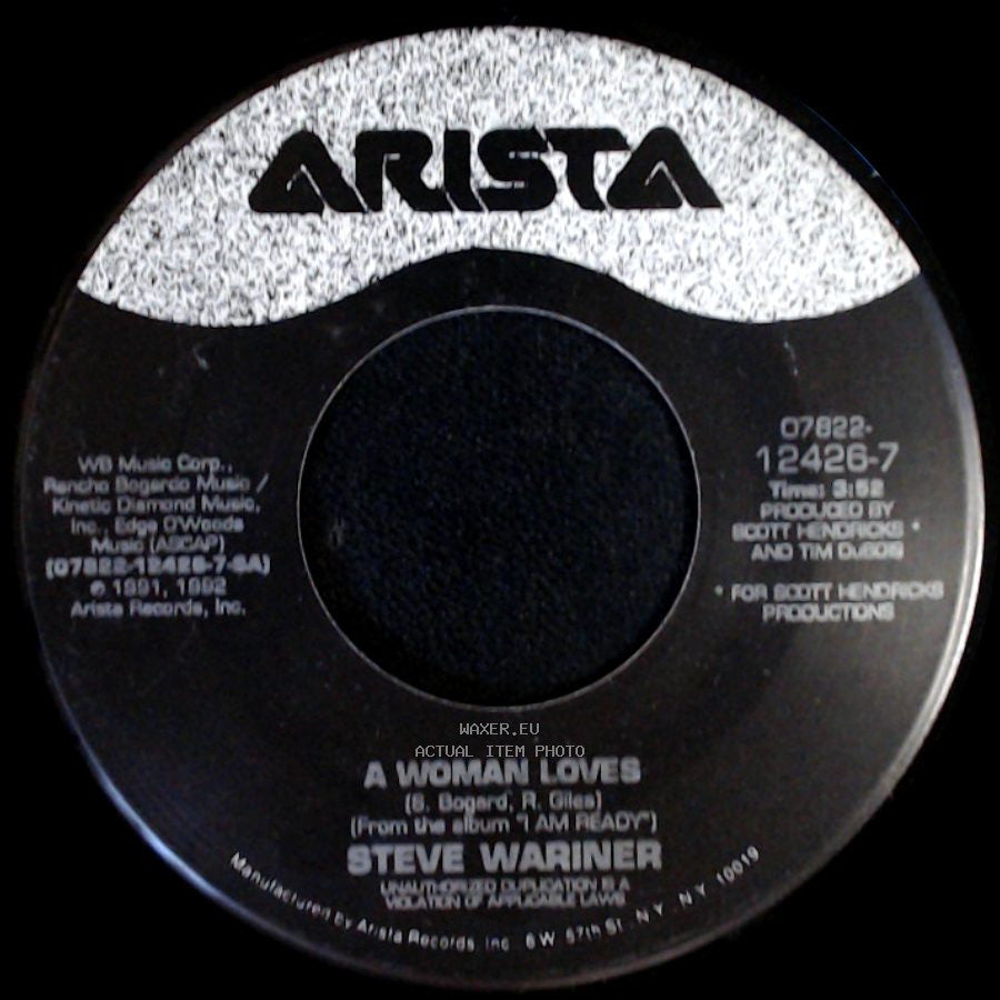 Steve Wariner - A Woman Loves / Everything's Gonna Be Alright side A
