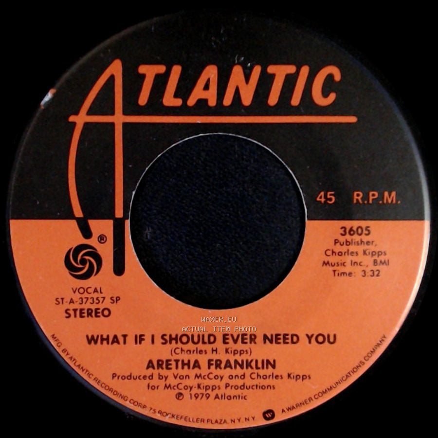 Aretha Franklin - What If I Should Ever Need You / Ladies Only side A