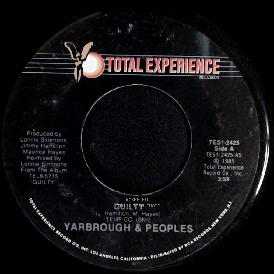 Yarbrough & Peoples - Guilty / Guilty (Instrumental) side A