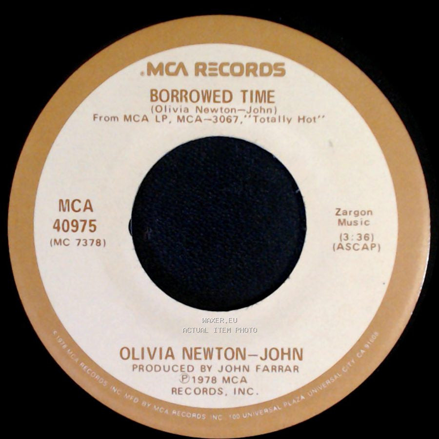 Olivia Newton-John - Borrowed Time / A Little More Love side A