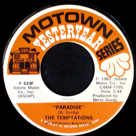 The Temptations - Paradise / Just My Imagination (Running Away With Me) side A