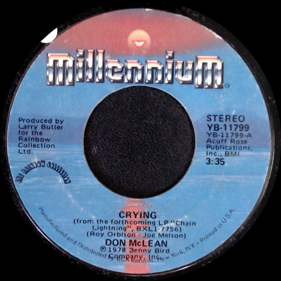 Don Mclean - Crying / Genesis (In The Beginning) side A