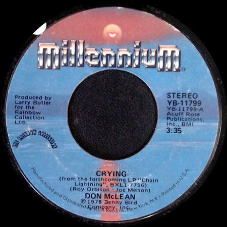 Don Mclean - Crying / Genesis (In The Beginning) side A
