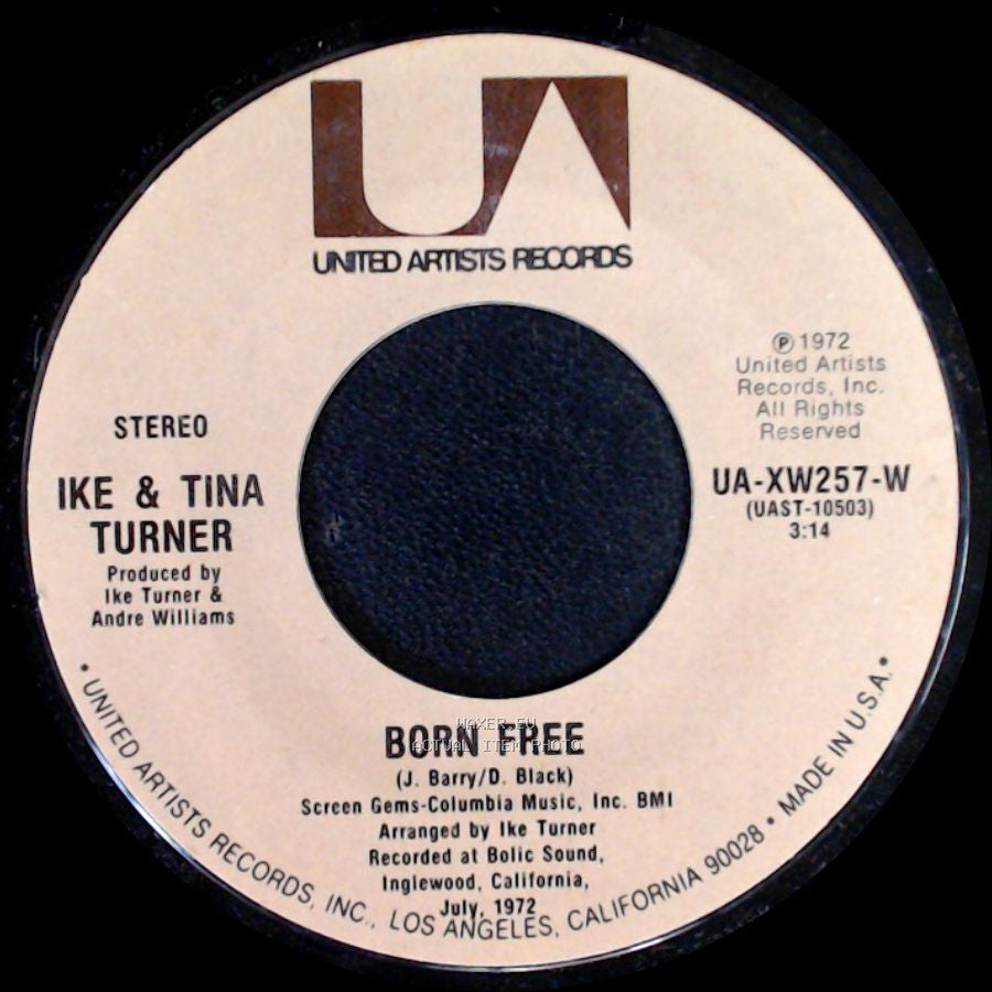 Ike & Tina Turner - Born Free / Work On Me side A