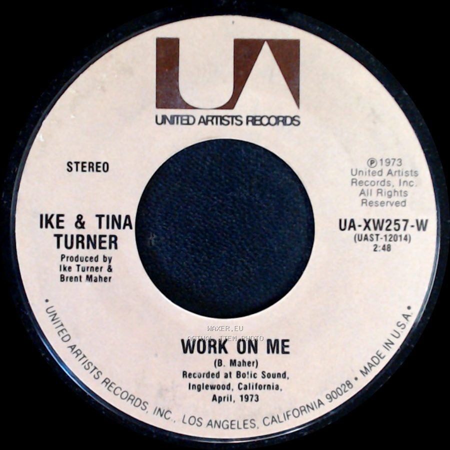 Ike & Tina Turner - Born Free / Work On Me side B
