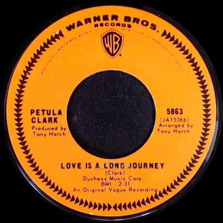 Petula Clark - Love Is A Long Journey / Who Am I side A