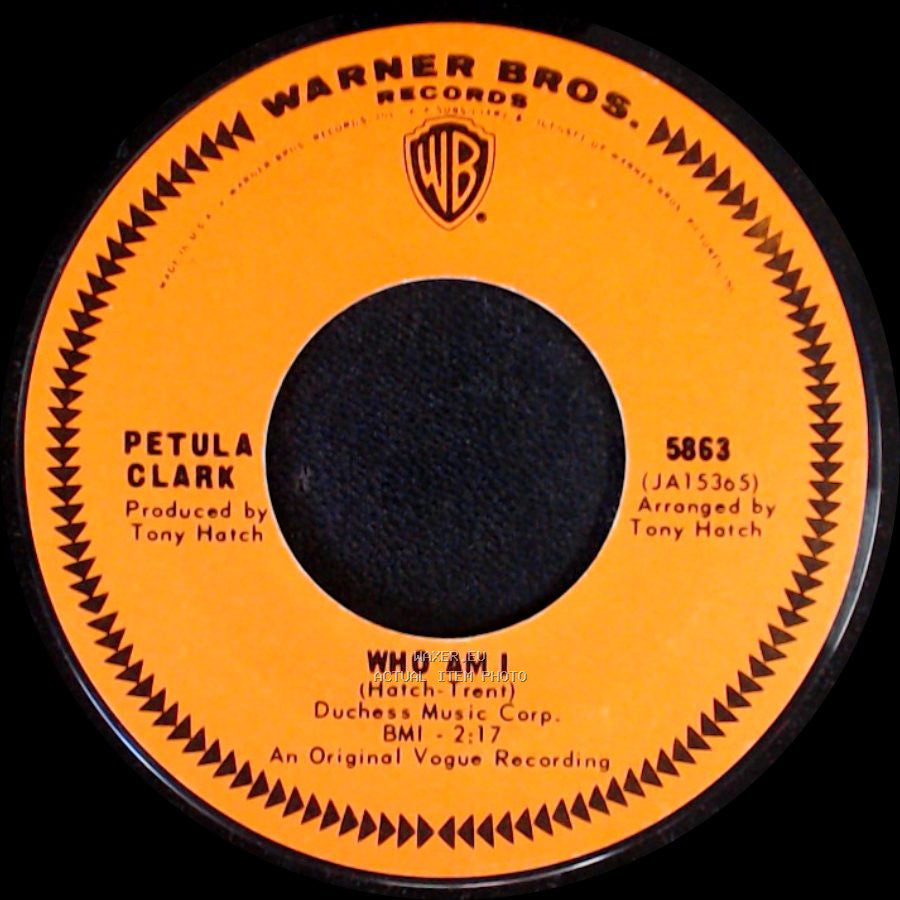 Petula Clark - Love Is A Long Journey / Who Am I side B