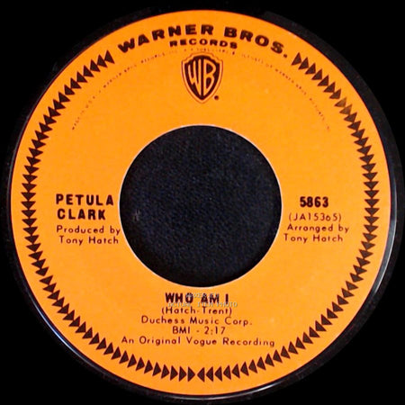 Petula Clark - Love Is A Long Journey / Who Am I side B