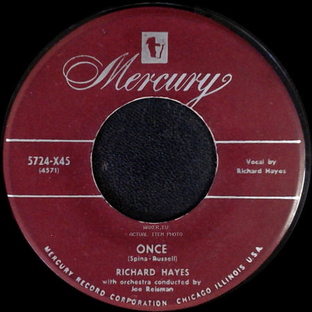 Richard Hayes - Once / Out In The Cold Again side A