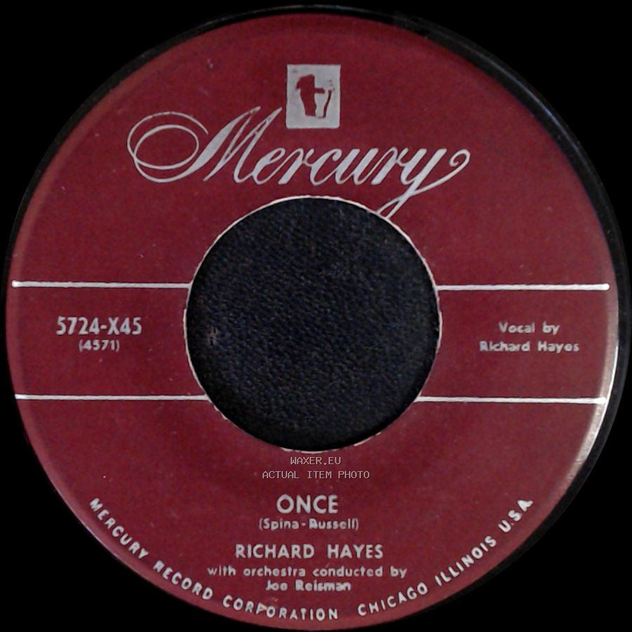 Richard Hayes - Once / Out In The Cold Again side A