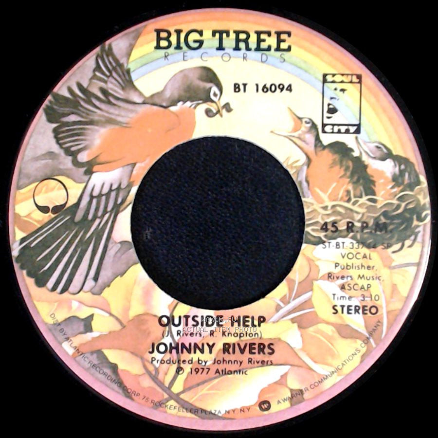 Johnny Rivers - Outside Help / Swayin' To The Music (Slow Dancin') side A