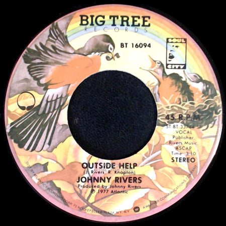 Johnny Rivers - Outside Help / Swayin' To The Music (Slow Dancin') side A