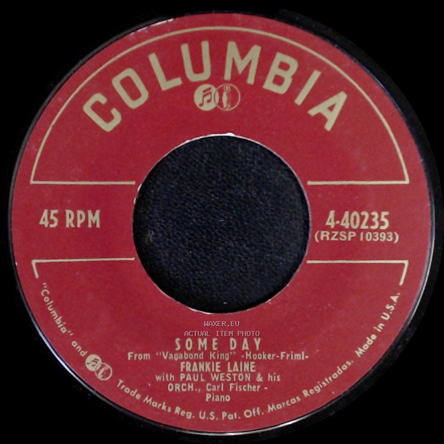 Frankie Laine - There Must Be A Reason / Some Day side B