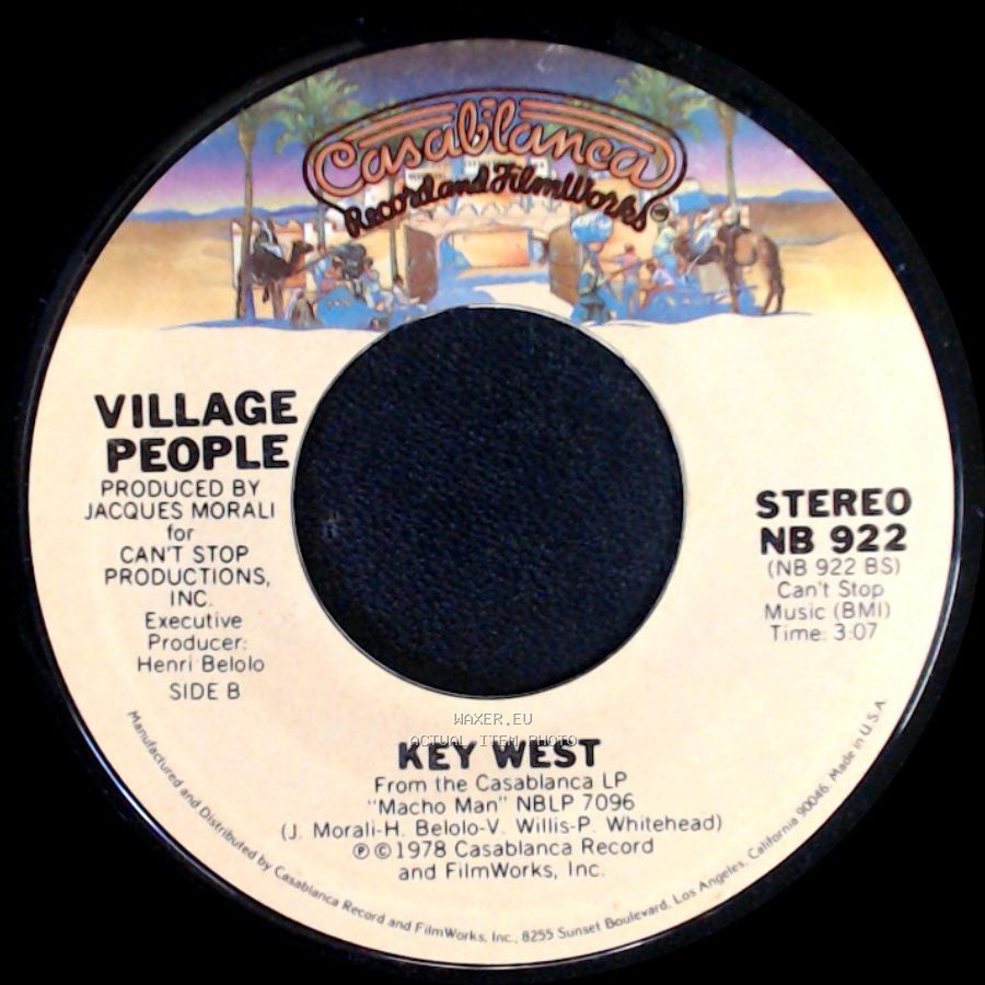 Village People - Macho Man / Key West side B