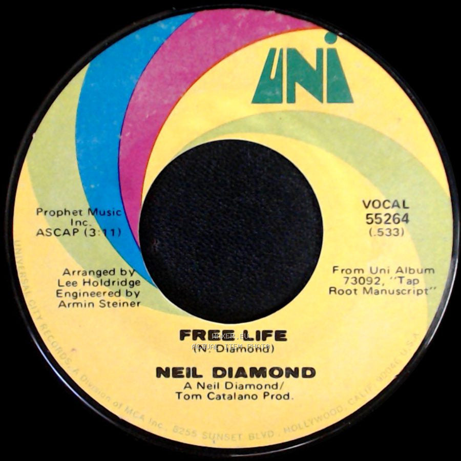 Neil Diamond - Free Life / He Ain't Heavy... He's My Brother side A
