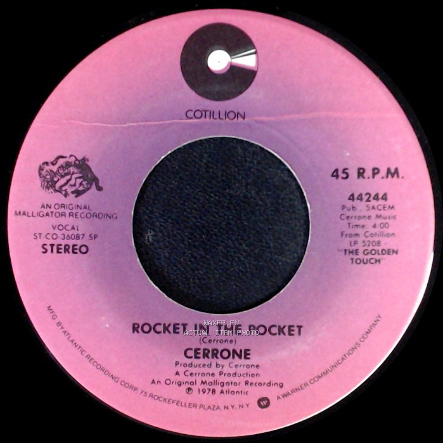 Cerrone - Je Suis Music / Rocket In The Pocket side B