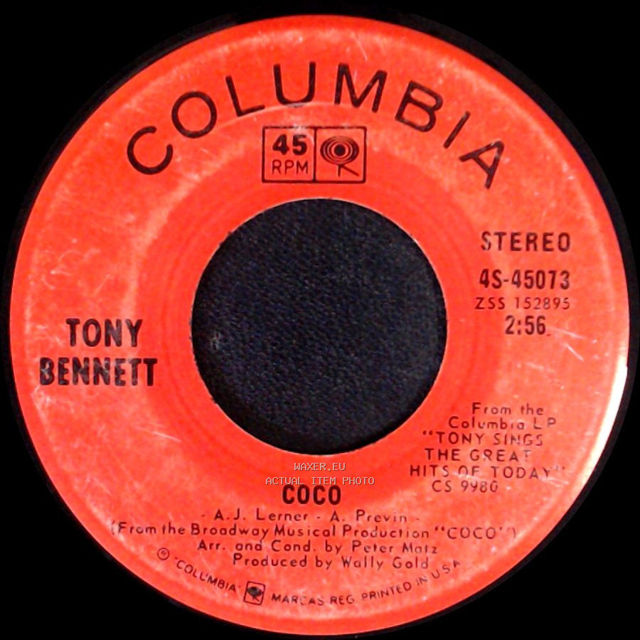 Tony Bennett - Little Green Apples / Coco side B