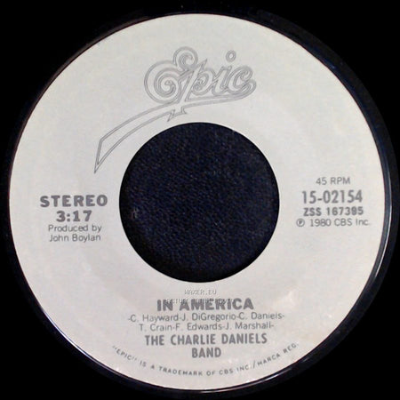 The Charlie Daniels Band - In America / The Legend Of Wooley Swamp side A