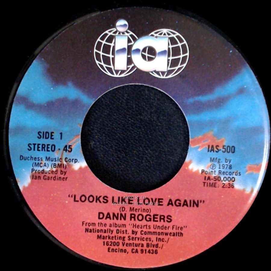 Dann Rogers - Looks Like Love Again / Lucy side A