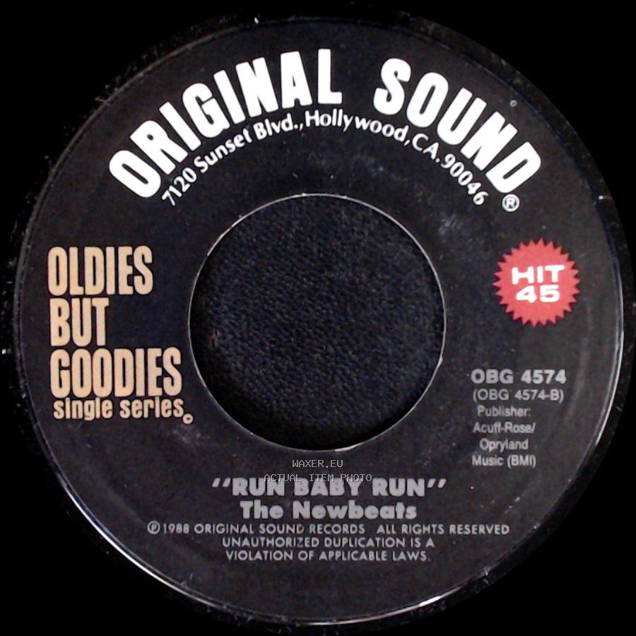 The Newbeats - Run Baby Run / Bread And Butter side A