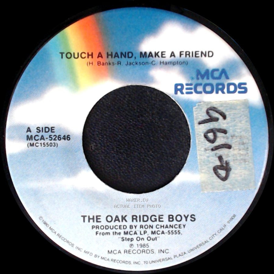 The Oak Ridge Boys - Touch A Hand, Make A Friend / Only One I Love side A