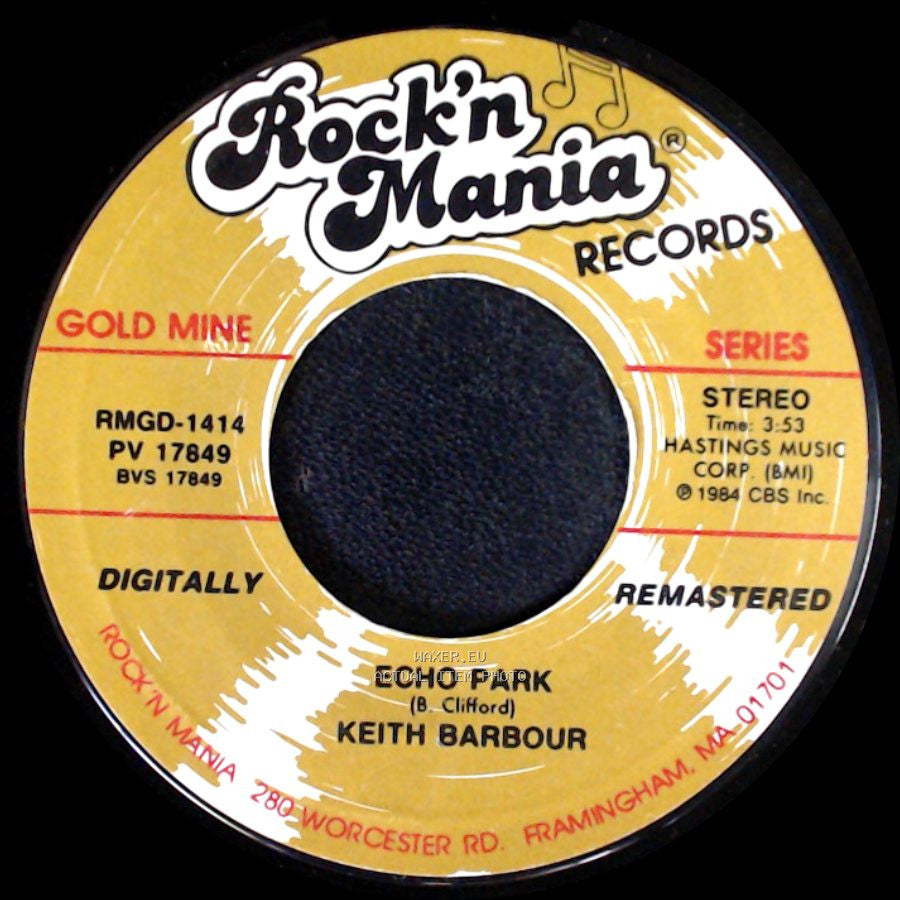 Mike Douglas / Keith Barbour - The Men In My Little Girl's Life / Echo Park side B