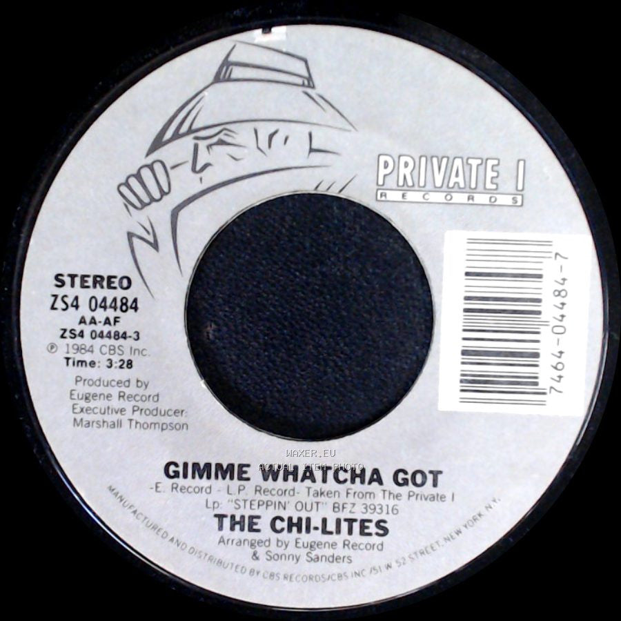 The Chi-Lites - Let Today Come Back Tomorrow / Gimme Whatcha Got side B