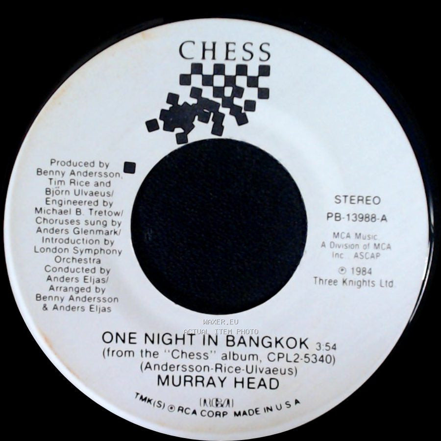 Murray Head - Merano / One Night In Bangkok side B