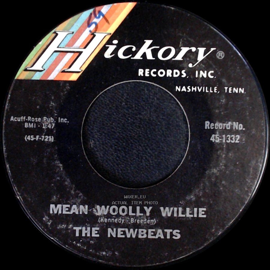 The Newbeats - Mean Woolly Willie / Run, Baby Run side A