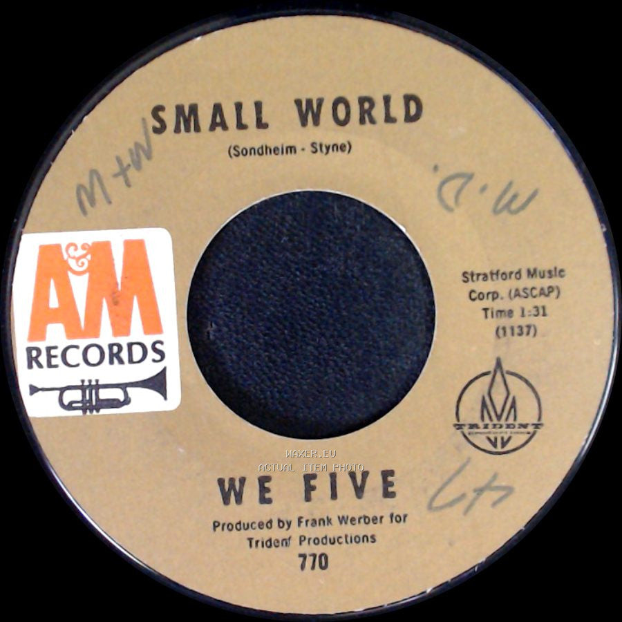 We Five - Small World / You Were On My Mind side A