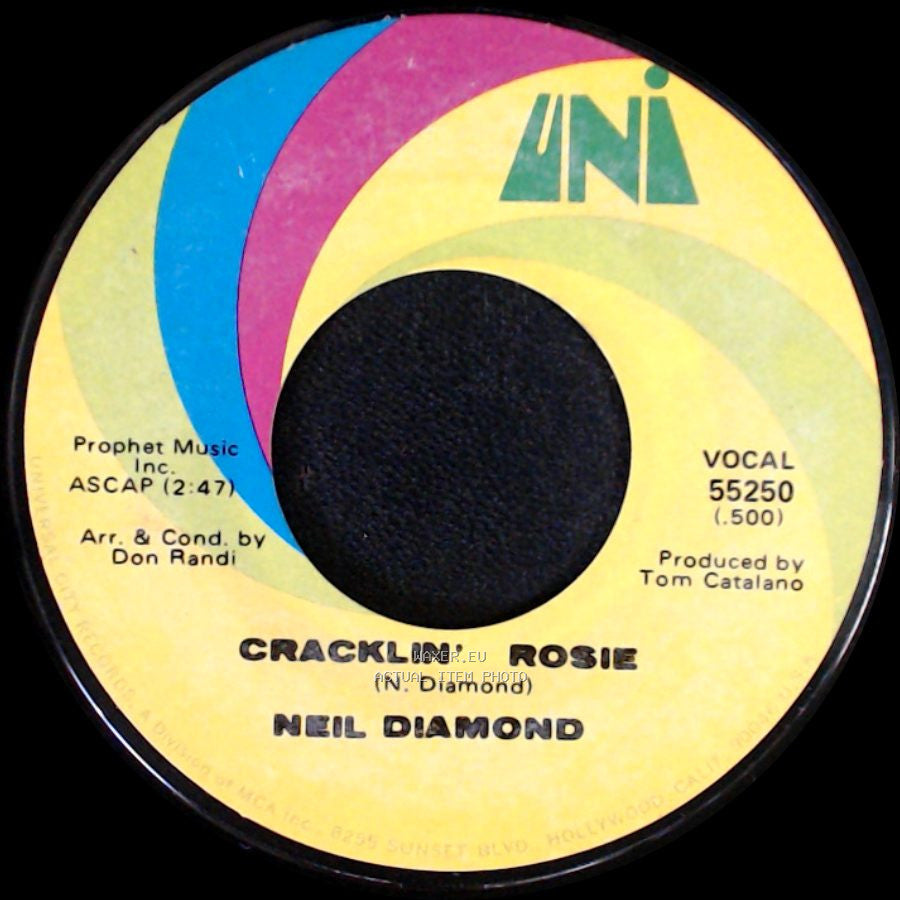Neil Diamond - Lordy / Cracklin' Rosie side B