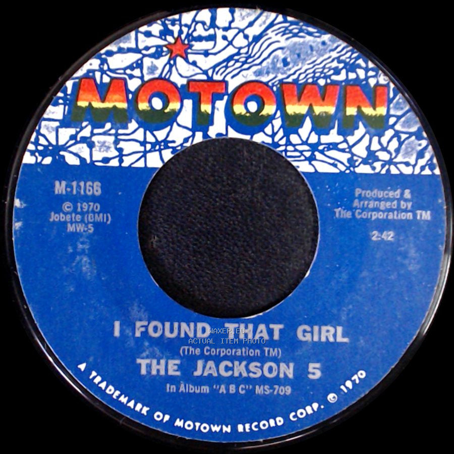 The Jackson 5 - I Found That Girl / The Love You Save side A