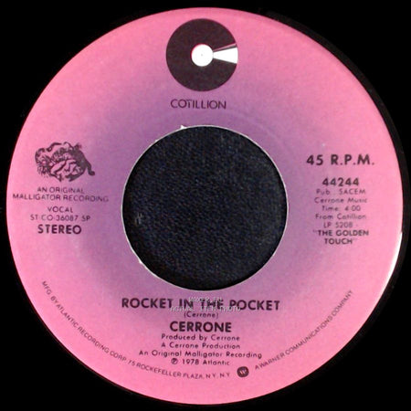 Cerrone - Rocket In The Pocket / Je Suis Music side A