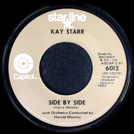 Kay Starr - Wheel Of Fortune / Side By Side side B