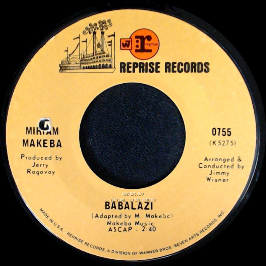 Miriam Makeba - Emavungwini (Down In The Dumps) / Babalazi side B