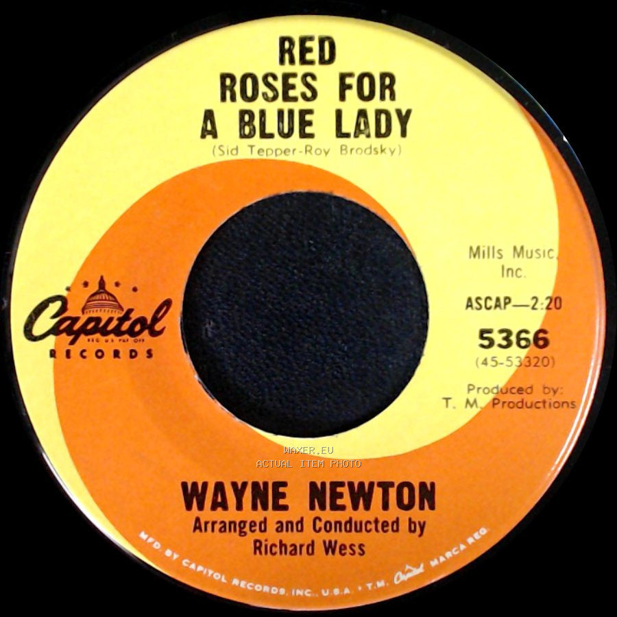 Wayne Newton - One More Memory / Red Roses For A Blue Lady side B