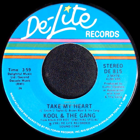 Kool & The Gang - Take My Heart / Just Friends side A