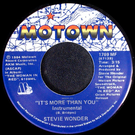 Stevie Wonder - It's More Than You / Love Light In Flight side A