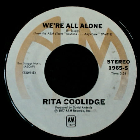 Rita Coolidge - We're All Alone / Southern Lady side A