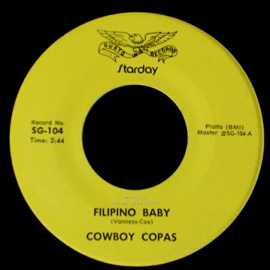 Cowboy Copas - Filipino Baby / Hillbilly Heaven side A