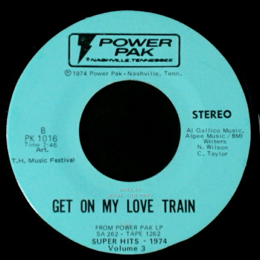 T.H. Music Festival - Love Is Like A Butterfly / Get On My Love Train side B