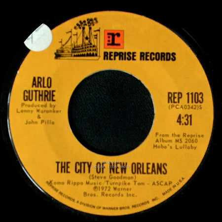 Arlo Guthrie - Days Are Short / The City Of New Orleans side B