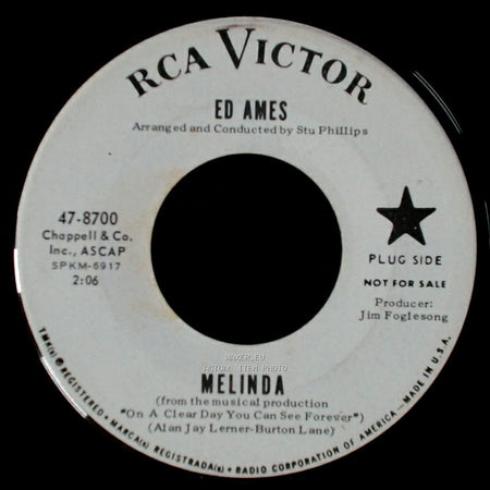Ed Ames - Melinda / Pretty Is side A