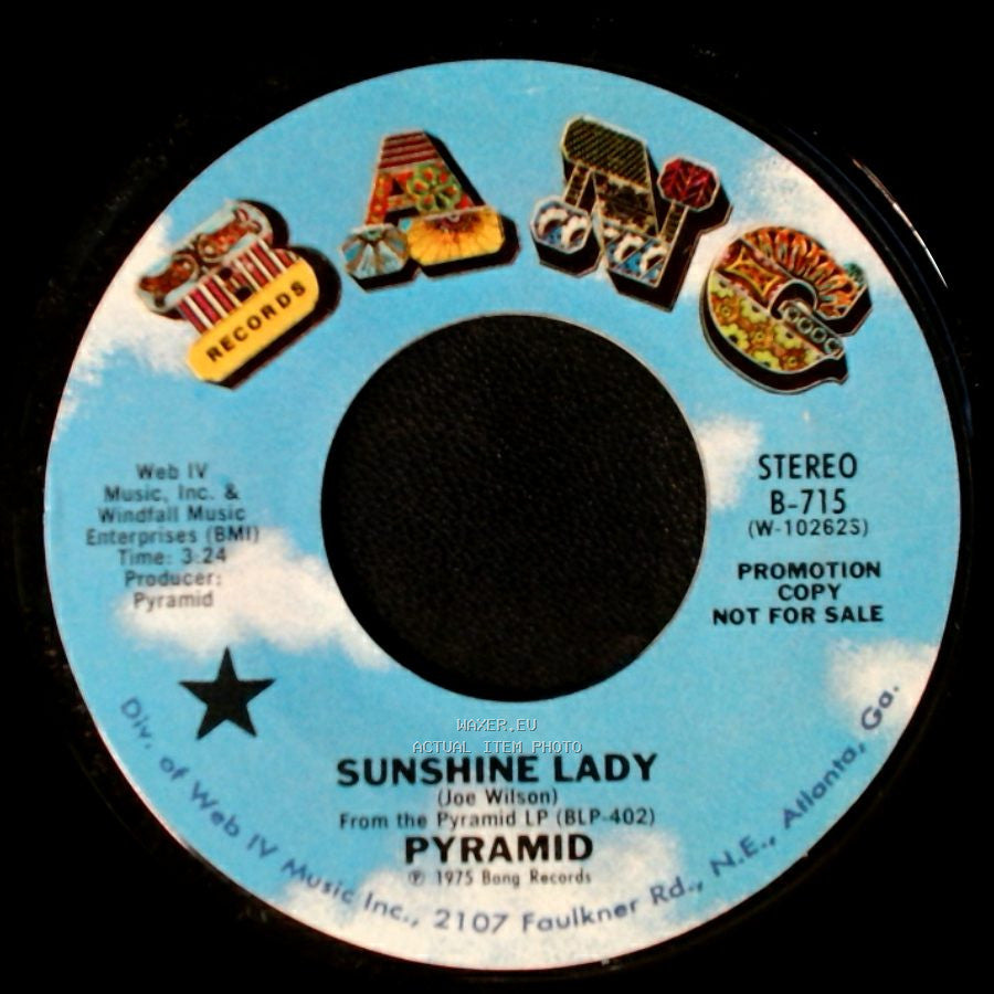 Pyramid - Sunshine Lady / Sunshine Lady side B