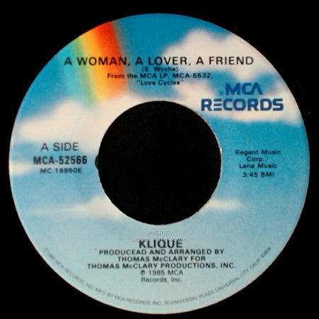 Klique - A Woman, A Lover, A Friend / Another Day Another Night side A