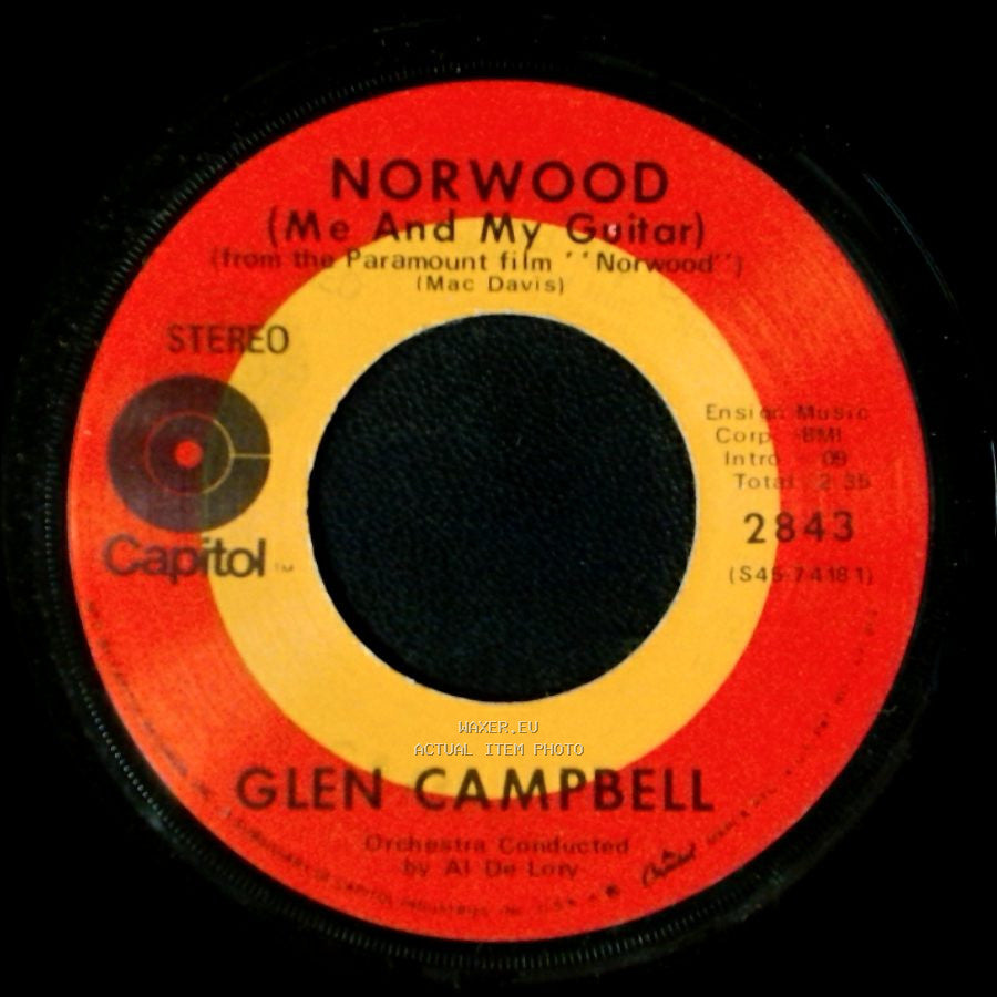 Glen Campbell - Norwood (Me And My Guitar) / Everything A Man Could Ever Need side A