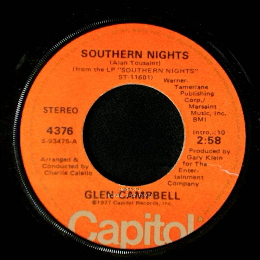 Glen Campbell - Southern Nights / William Tell Overture side A