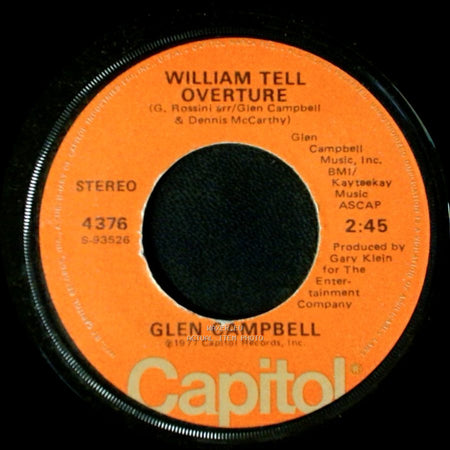 Glen Campbell - Southern Nights / William Tell Overture side B