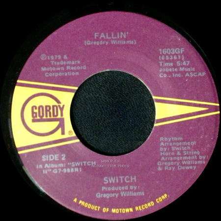 Switch - Call On Me / Fallin' side B