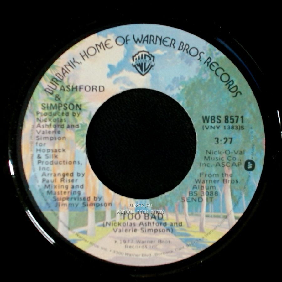 Ashford & Simpson - Too Bad / By Way Of Love's Express side A